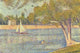 The Seine by the Island of Jatte in Spring Poster Print by George Seurat