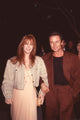 Tracy Griffith in tan outfit and Michael Des Barres in brown suit photo print.