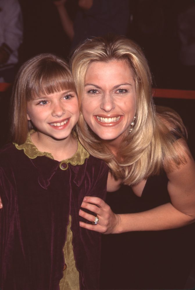 Brenda Doumani with Child at Premiere Photo Print