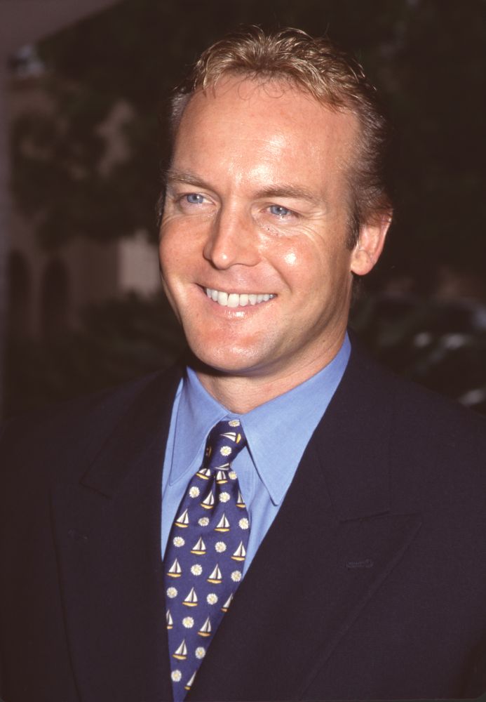 Doug Davidson CBS Press Tour Photo Print in navy suit and sailboat tie