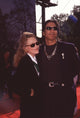Faye Dunaway and Hook Herrera smiling in sunglasses photo print