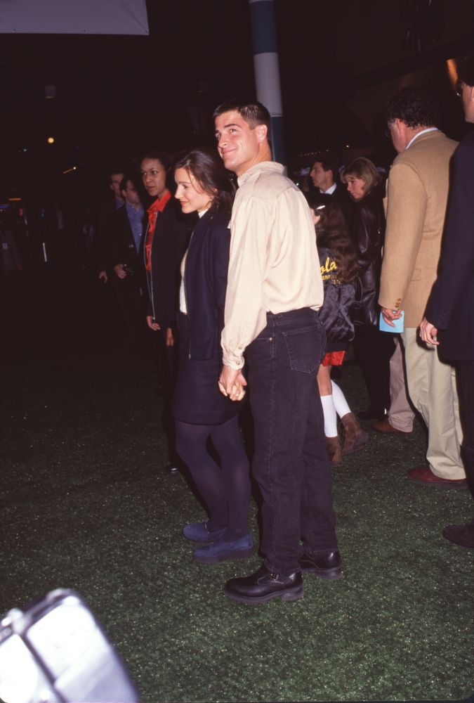 George Eads and Kristin Davis at the Happy Gilmore premiere photo print