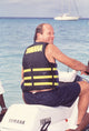 Kelsey Grammer back view on jet ski photo print