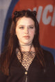Majandra Delfino Kids Choice Awards photo print featuring animal print sweater and pigtails.
