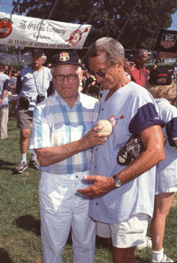 Ian Ziering & David James Elliott Celebrity Sports Invitational Photo Print featuring life jackets
