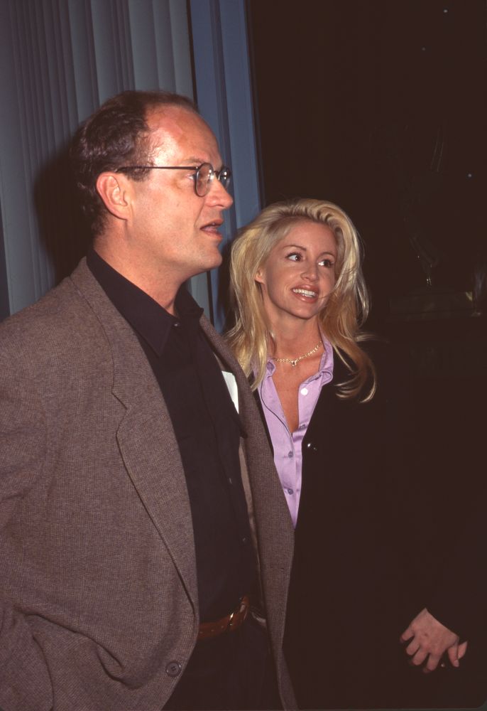 Kelsey Grammer with Fiance Camille in Pink Button Down Photo Print