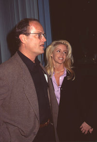 Kelsey Grammer with Fiance Camille in Pink Button Down Photo Print