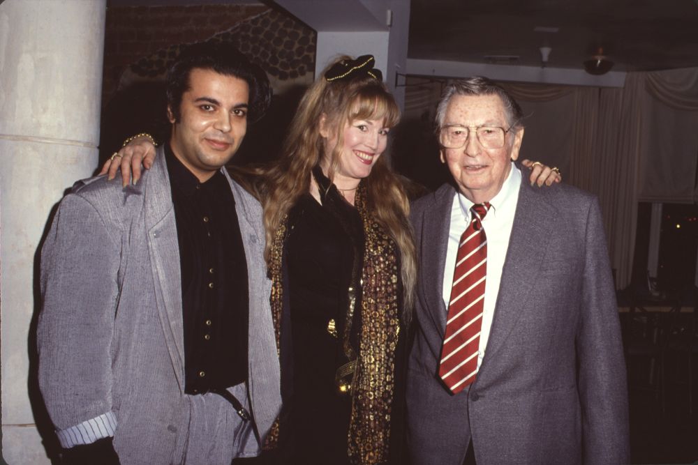 Macdonald Carey with Daughter Lynn Carey and Fiancé Fyodor Ivanov Photo Print