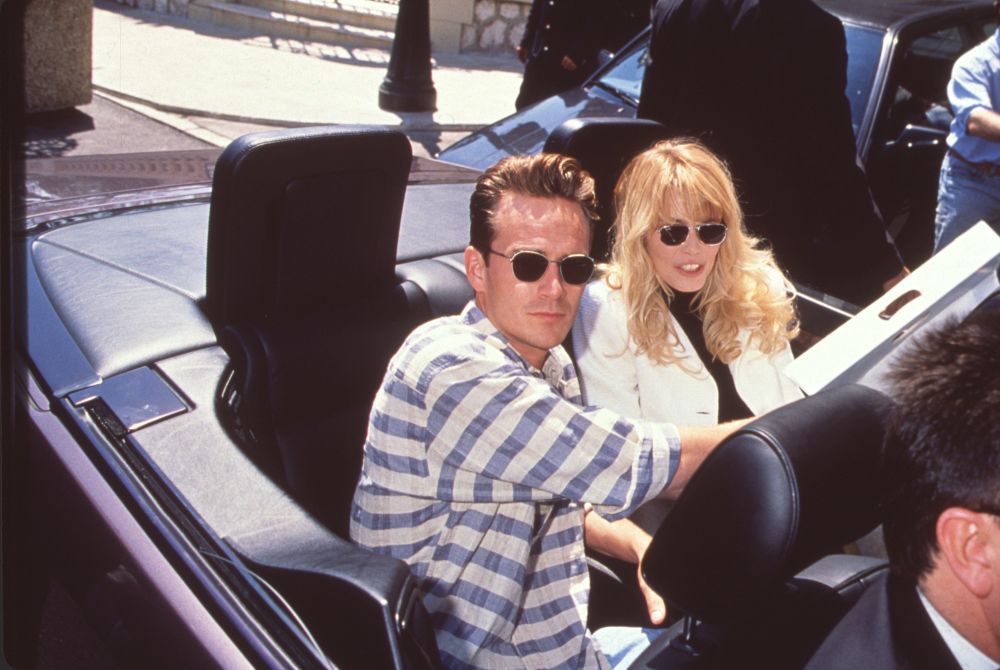Luke Perry and Claudia Schiffer 1995 World Music Awards Photo Print
