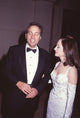 Brandon Tartikoff in tuxedo with wife Lilly in white gown photo print.