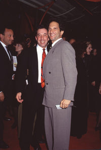 Mark Canton in black suit with Peter Guber in gray suit photo print