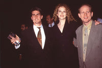 Tom Cruise holding award with Nicole Kidman and Ron Howard photo print