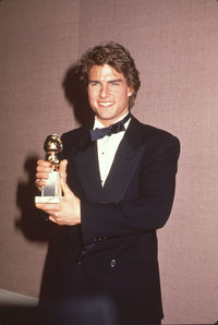 Tom Cruise holding award photo print.