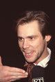 Jim Carrey being interviewed at the Dumb and Dumber premiere photo print.