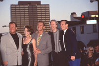 True Lies Premiere Photo Print featuring Tom Arnold, Jamie Lee Curtis, Arnold Schwarzenegger, James Cameron & Bill Paxton