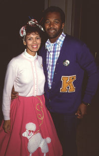 Ann in Poodle Skirt with Clifton Davis Photo Print