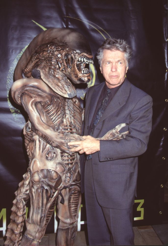 Tom Skerritt Hugging Alien Photo Print celebrating 20th Anniversary of Alien