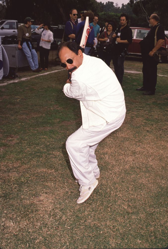 Cheech Marin Swinging Cricket Bat Photo Print