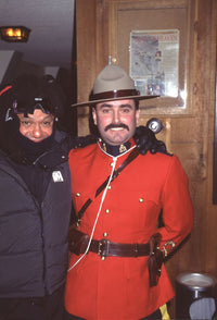 Cheech Marin in snow gear photo print