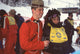Cheech Marin with Mountie holding cuffs photo print.