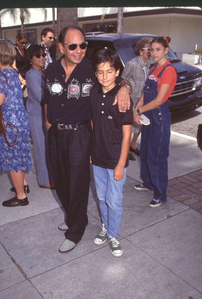 Cheech Marin and son at Sisterella play, photo print