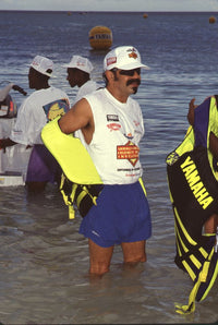 Cheech Marin Taking Off Life Jacket Photo Print