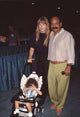 Cheech Marin and Patti with Child In Stroller Photo Print