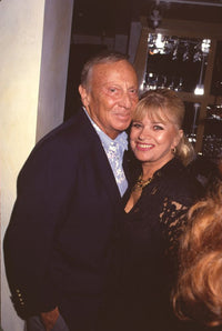 Norman Fell and Joyce Brock Photo Print showcasing classic entertainment.