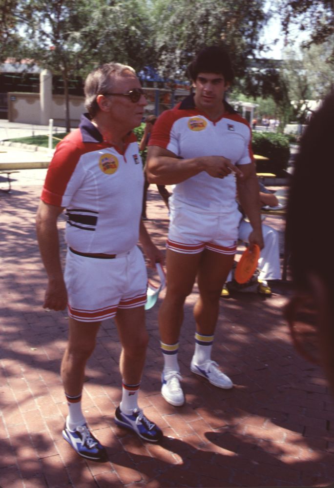 Norman Fell and Lou Ferrigno Us Against The World Photo Print