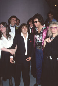 Jose Feliciano and Ronnie Milsap photo print with their wives, perfect for music lovers.