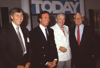 Julio Iglesias with Tom Curley and Grant Tinker photo print