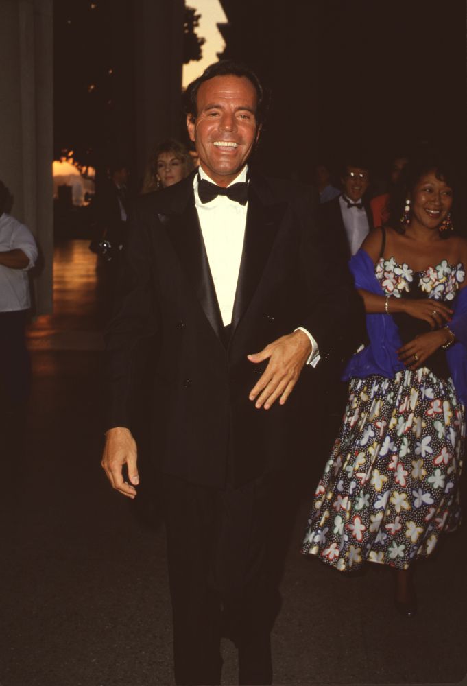 Julio Iglesias Walking in Tuxedo Photo Print