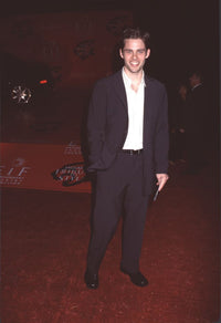 James Marsden in Black Suit with Open Shirt - Jaguar's Tribute to Style Photo Print