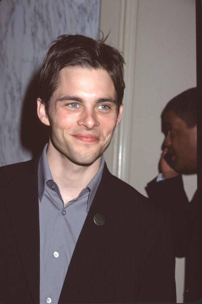 James Marsden in gray button-down shirt with black jacket - A Family Celebration Photo Print