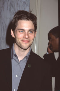 James Marsden in gray button-down shirt with black jacket - A Family Celebration Photo Print