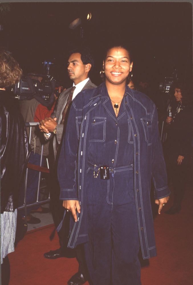 Queen Latifah in all denim outfit photo print