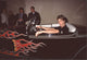 Rib Hillis In Car With Flames - Soap Party Photo Print, vibrant action scene.