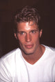 Rib Hillis close-up photo print in white shirt