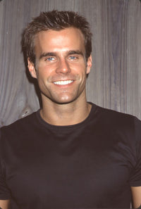 Cameron Mathison Closeup Photo Print in black top
