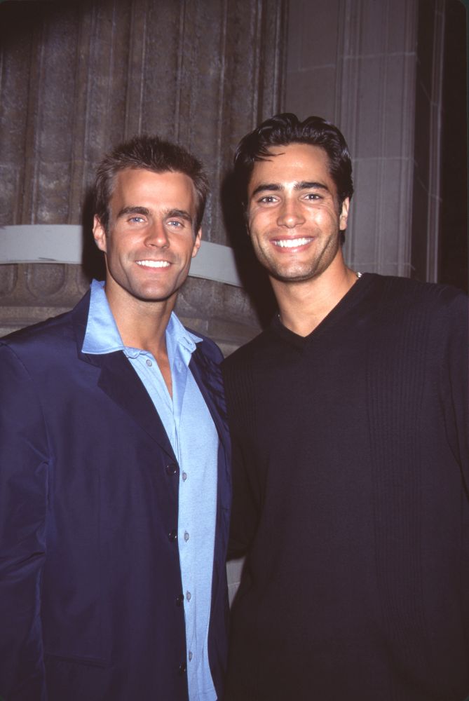 Cameron Mathison and Victor Webster photo print from Tarzan premiere.