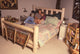 Brad Maule At Home In Bed With Wife Laverne Photo Print