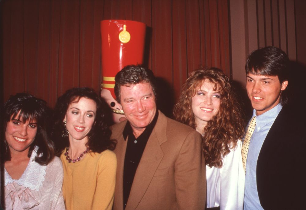 William Shatner and Marcy group photo print capturing a classic moment.