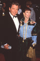 William Shatner and Marcy Lafferty photo print in tuxedo and dress.