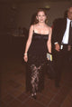 Melissa Gilbert Photo Print in Elegant Black Dress with Sheer Lace Bottom