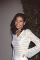 Constance Marie wearing white crochet long sleeve outfit - photo print
