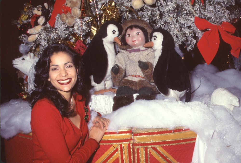 Constance Marie closeup photo print at Hollywood Christmas Parade.