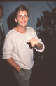 Emilio Estevez Waving Photo Print in Tan Sweater