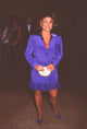 Paula Abdul in purple skirt suit and white clutch at Field of Dreams Gala photo print