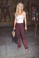 Maeve Quinlan in Purple Pants and Tube Top at Bully Premiere Photo Print