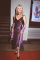 Maeve Quinlan in purple silk dress at 'Totally Blonde' premiere, photo print.